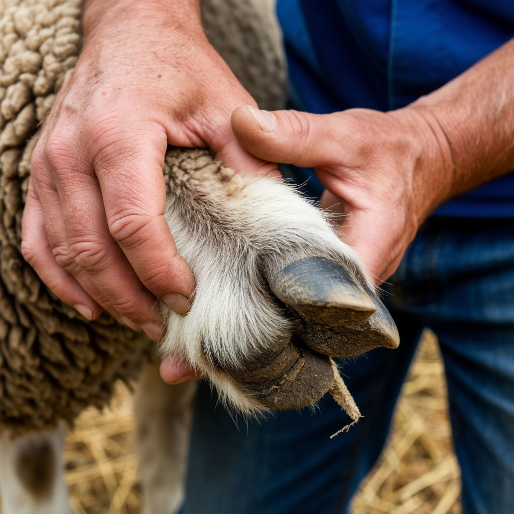 Daily Hoof Inspection Closeup