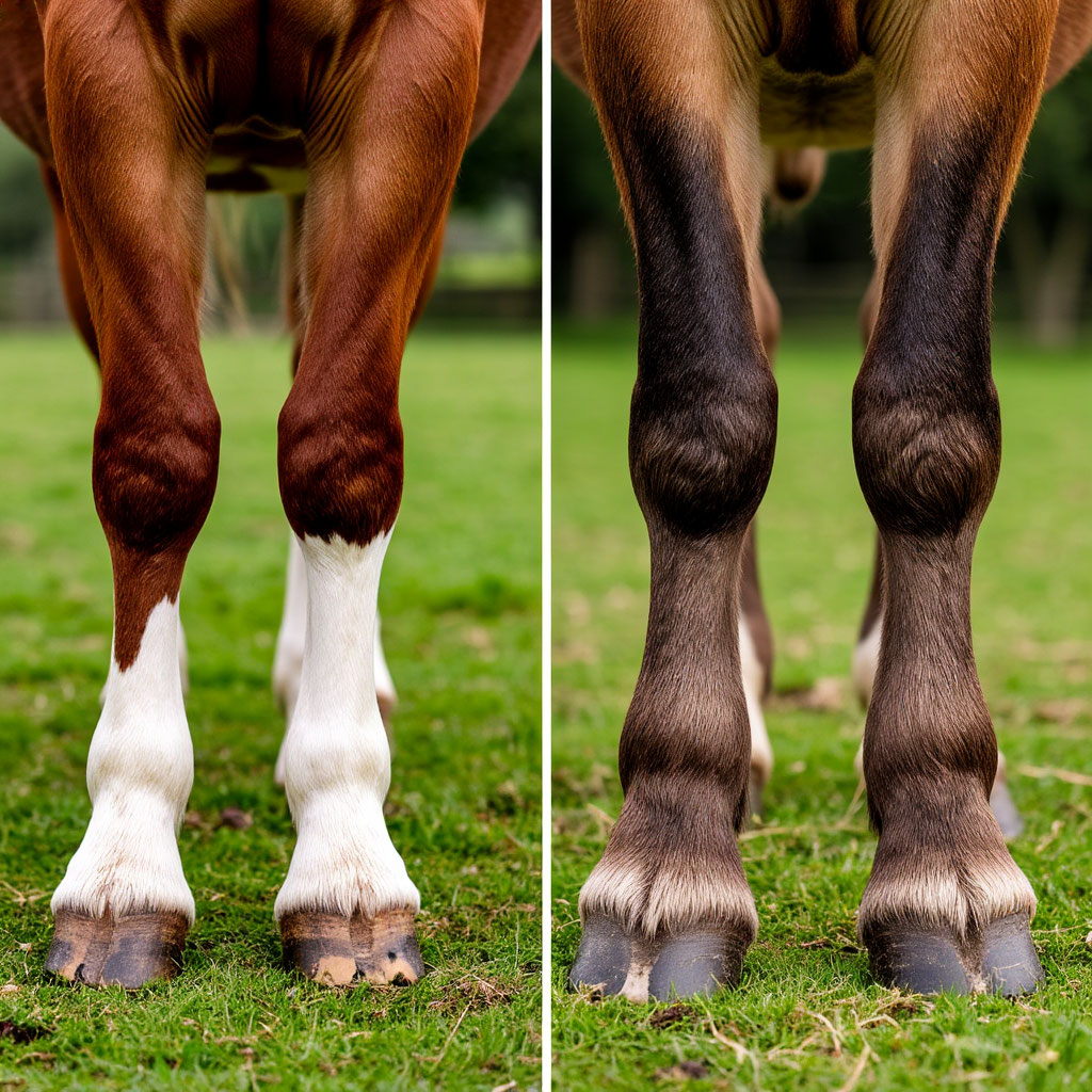 Hoof anatomy comparison by species