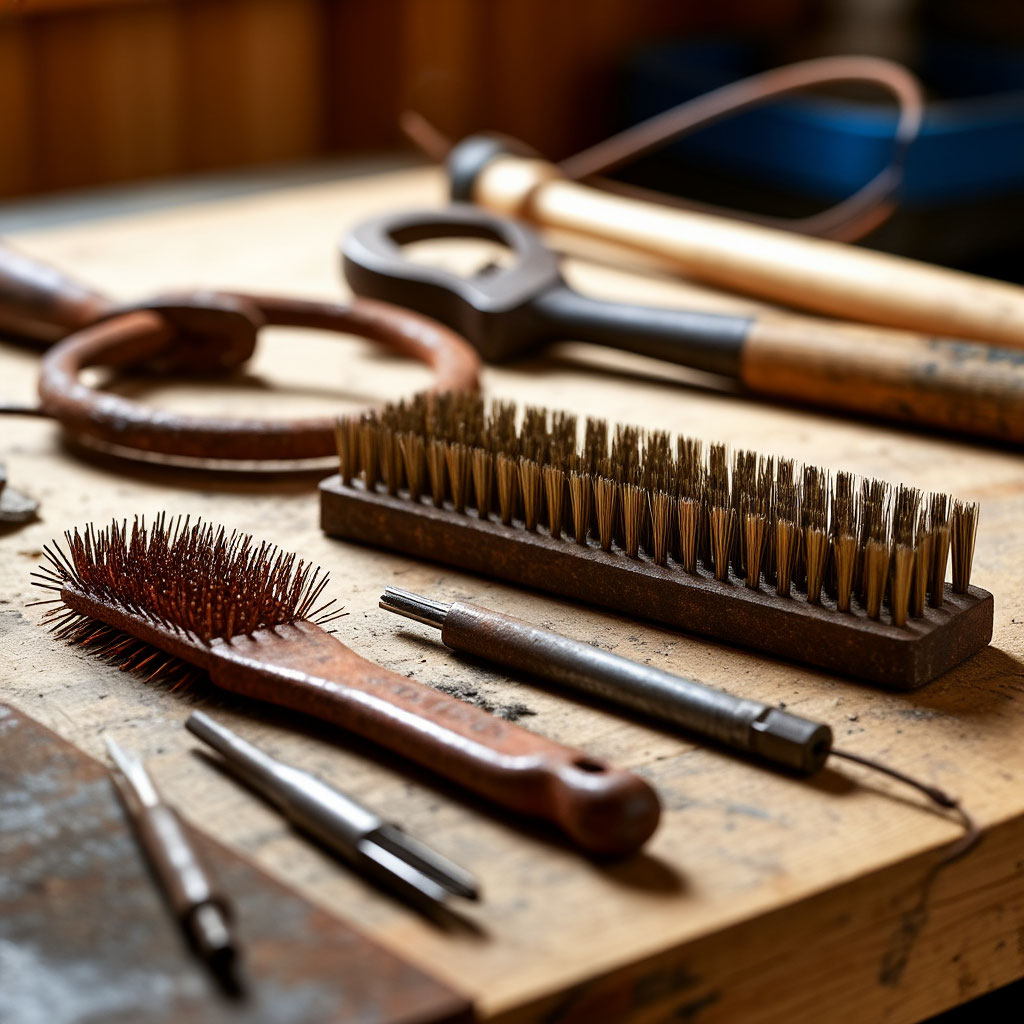 Hoof cleaning tools comparison with right and wrong picks