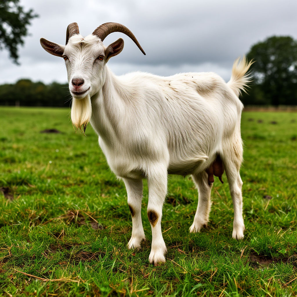 Hoof rot in goats with visible swelling